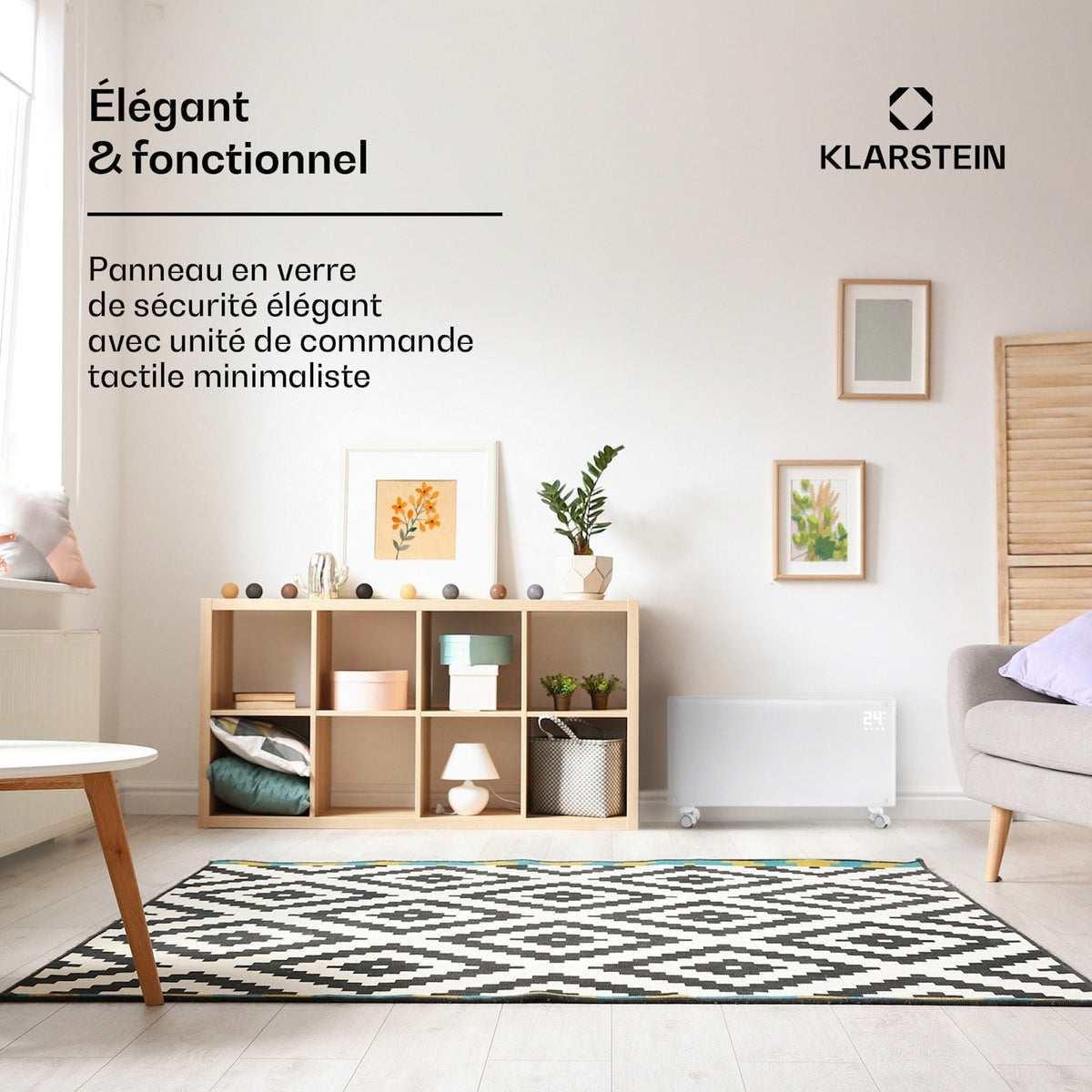 Bornholm 2000W 20m² Convecteur Électrique Blanc