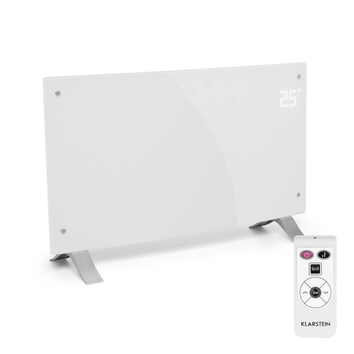 Bornholm Curve 2000W 20m² Convecteur Électrique Blanc