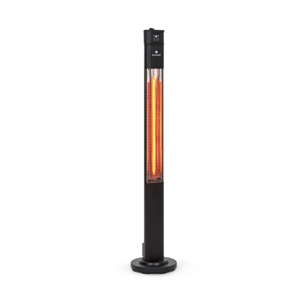 Heat Guru 2000W Chauffage Infrarouge sur Pied Noir