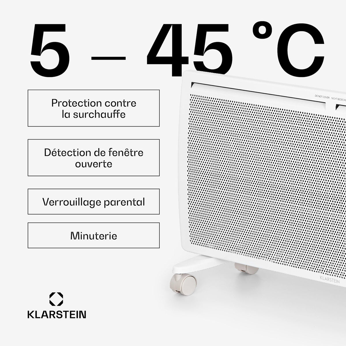 HotSpot Wave 2000W 20m² Convecteur Électrique Blanc
