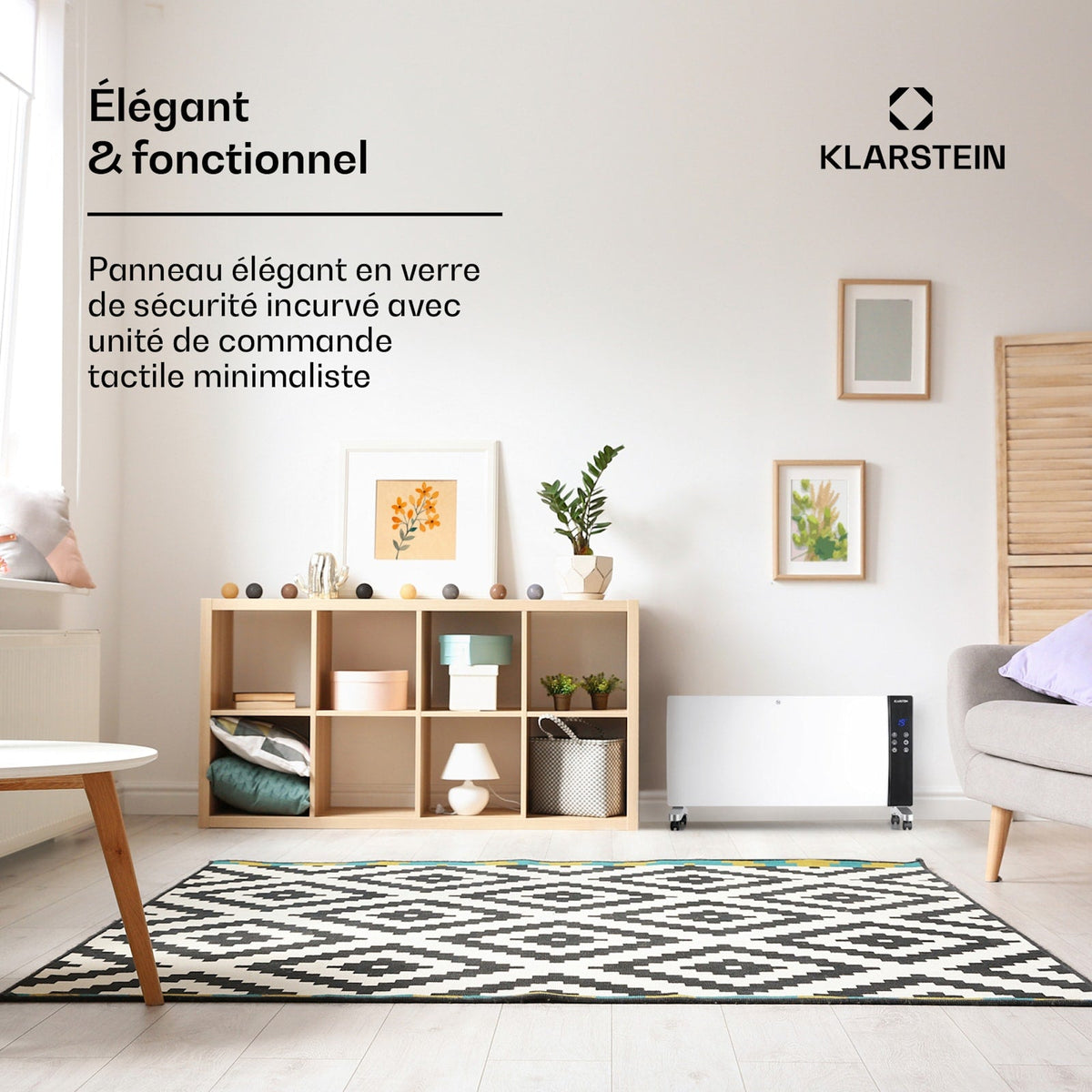 Lindholm 2000W 20m² Convecteur Électrique Blanc