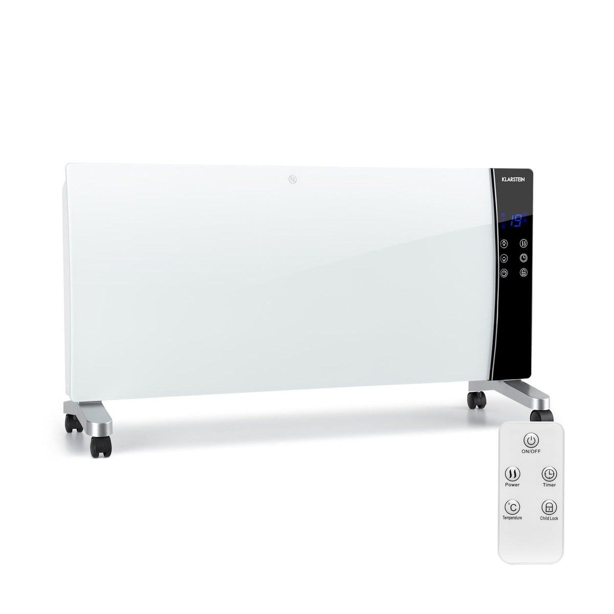 Lindholm 2000W 20m² Convecteur Électrique Blanc