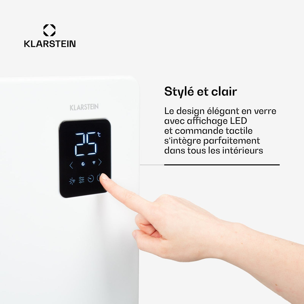 Bansin Smart 2500W 25m² Convecteur Électrique Blanc
