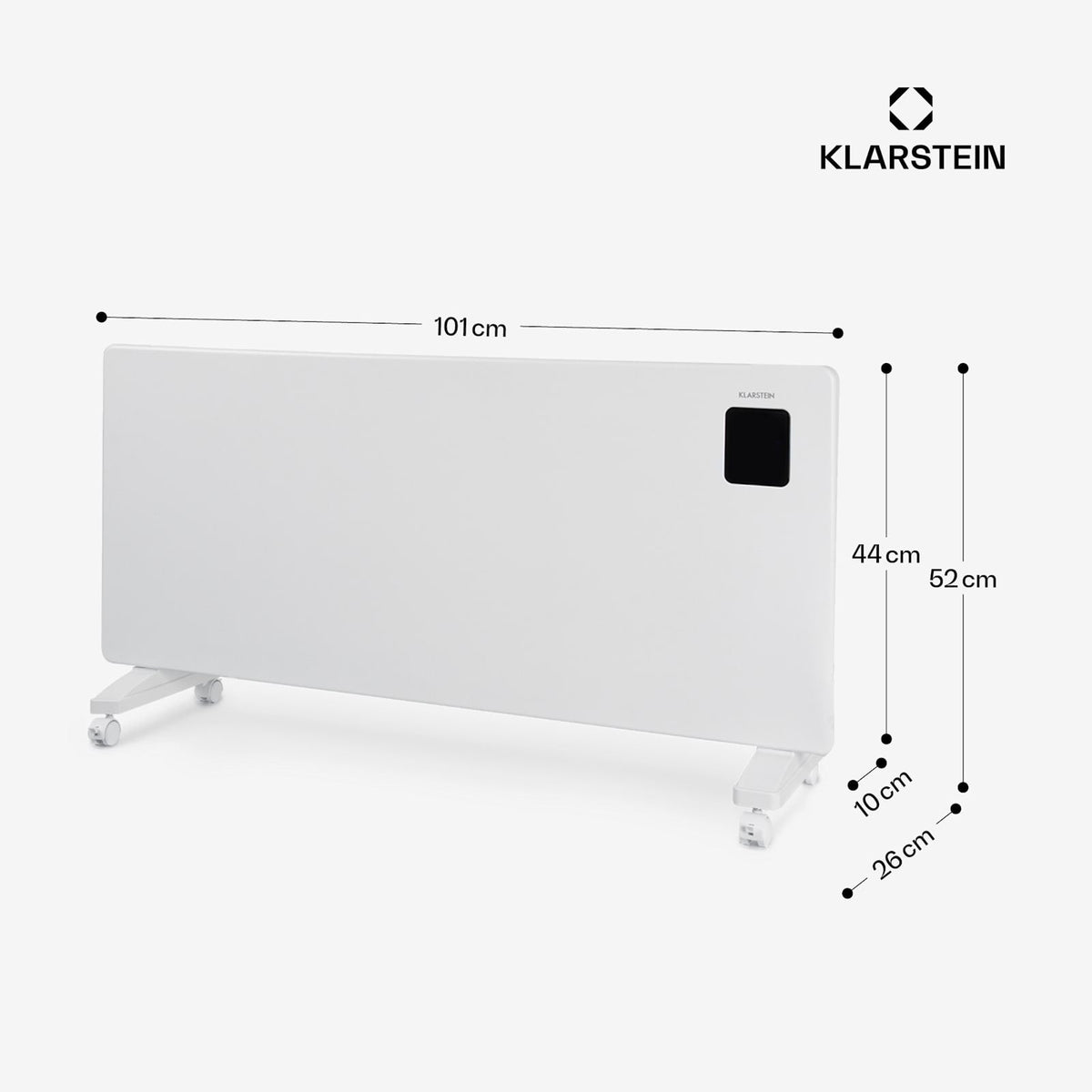 Bansin Smart 2500W 25m² Convecteur Électrique Blanc
