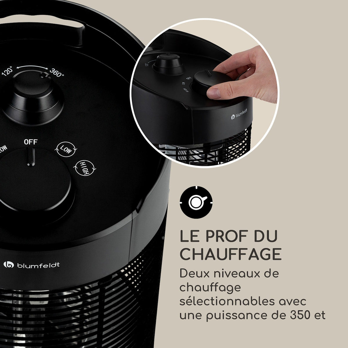 Heat Guru 360 Mini radiateur infrarouge