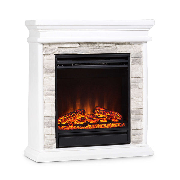 Beerenberg 1800W 60cm Cheminée électrique Blanc