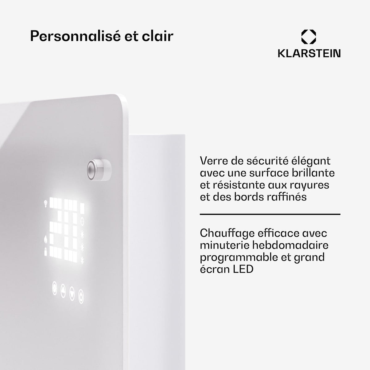 Bornholm Smart 1500W 15m² Convecteur Électrique Blanc