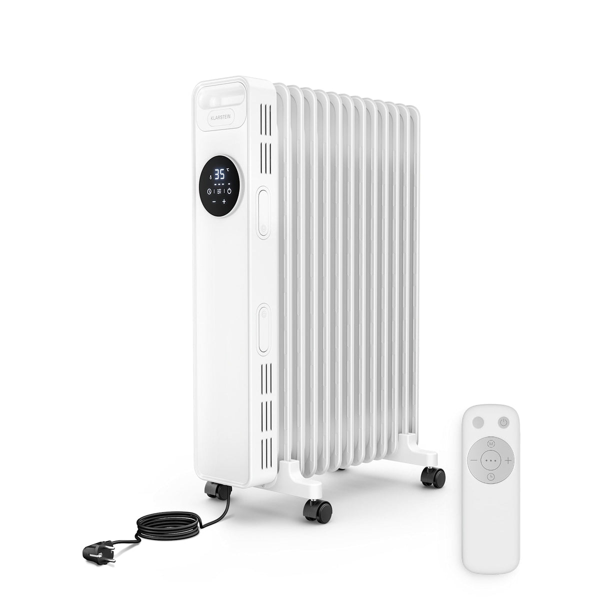 Thermaxx 2500W Radiateur à Bain d'Huile 13 Éléments Blanc