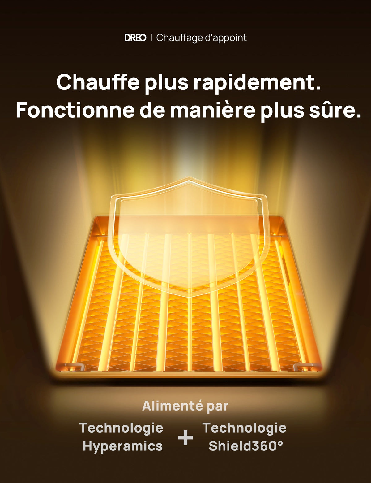 Dreo 314 - Chauffage soufflant céramique oscillant 1500 W