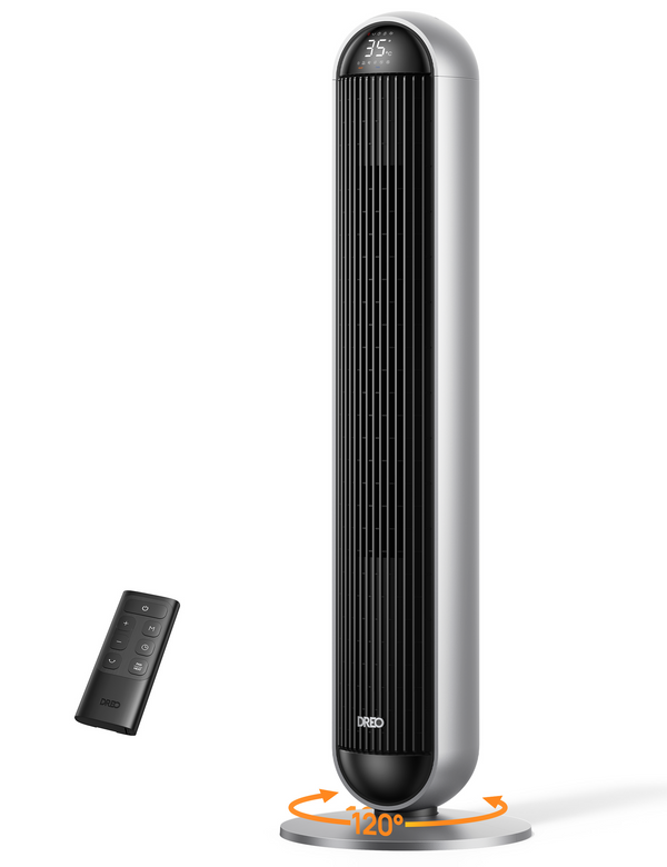 Dreo 706S - Ventilateur colonne et chauffage 2-en-1 2000 W