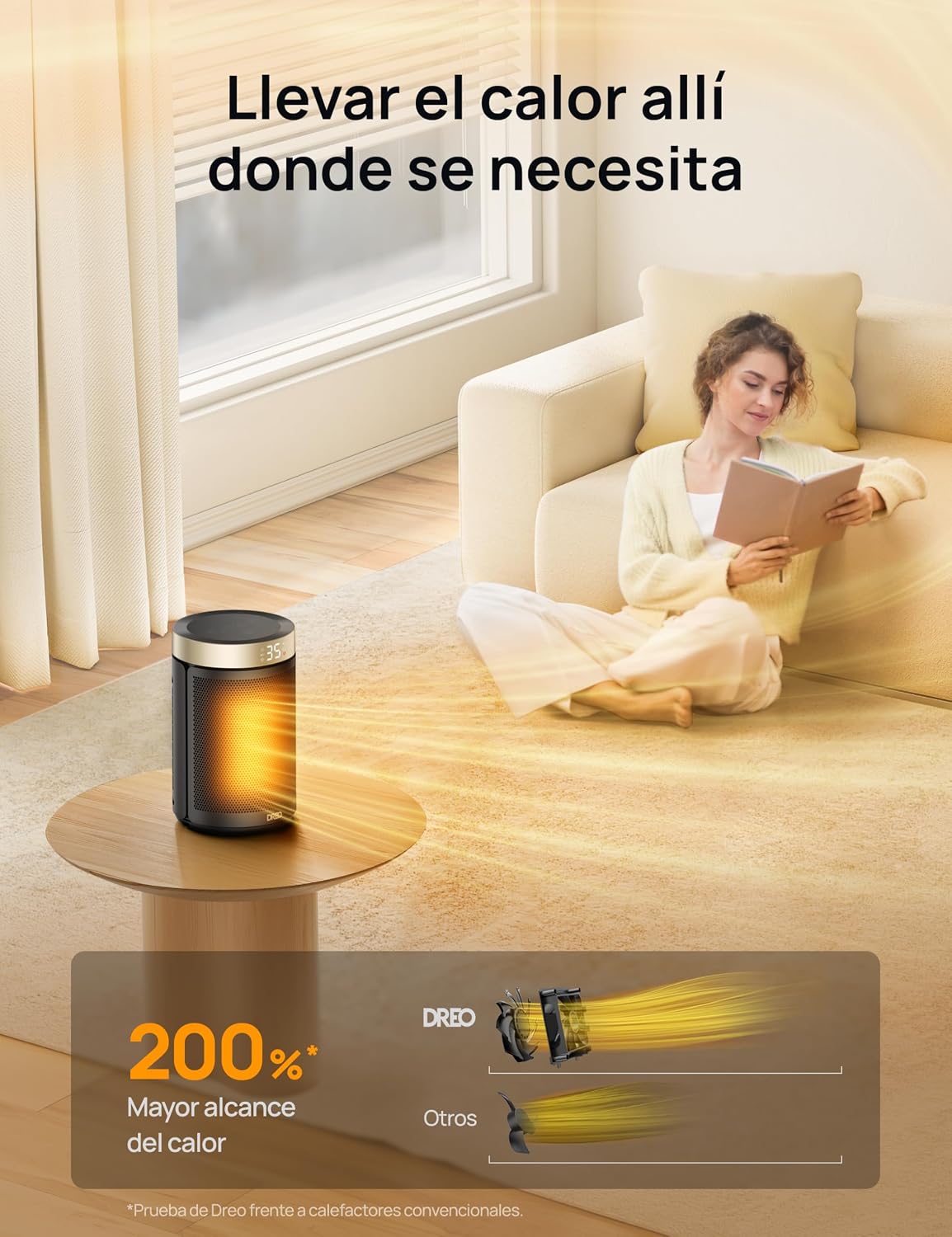 Dreo Atom 316 - Chauffage soufflant céramique 1500 W