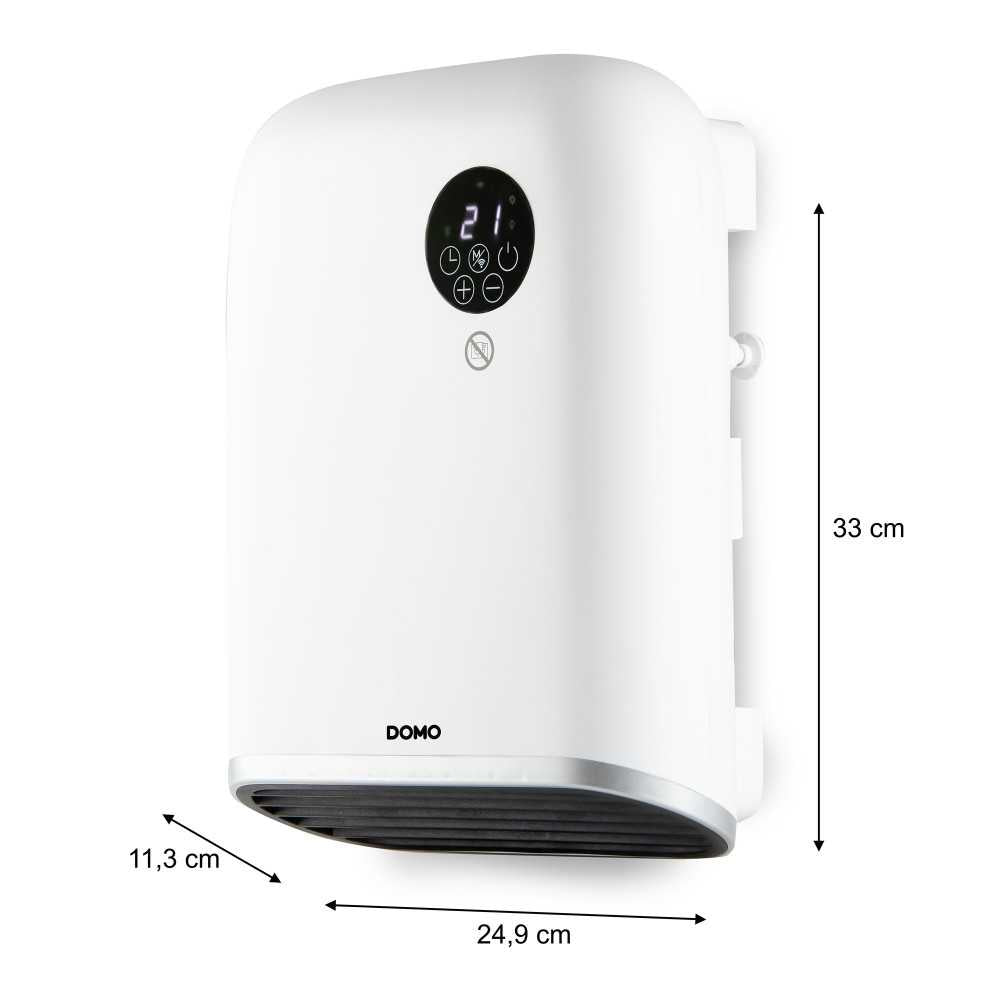 Chauffage salle de bain connecté Domo DO7357F IP24 – 2000 W
