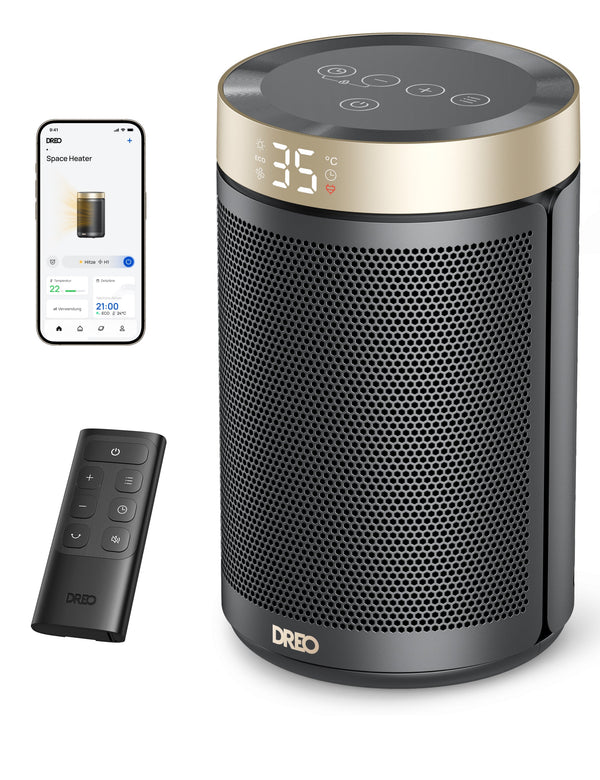 Dreo Atom 316S - Chauffage soufflant céramique connecté 1500 W