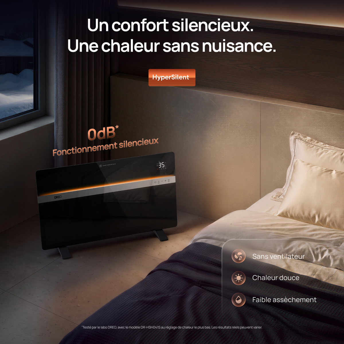 Dreo 711S - Radiateur à convection 2000 W