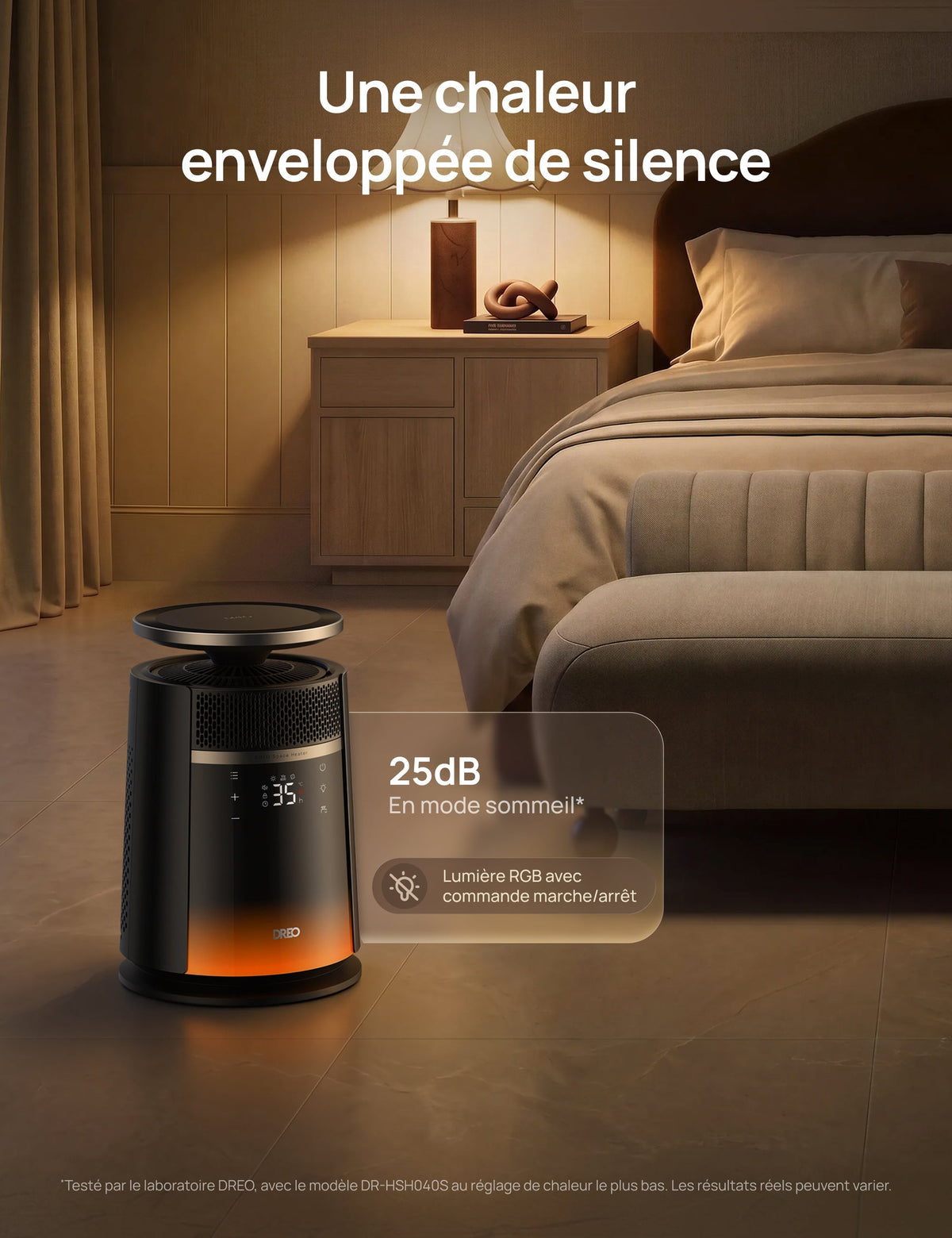 Dreo 720S - Chauffage soufflant 360° 2000 W